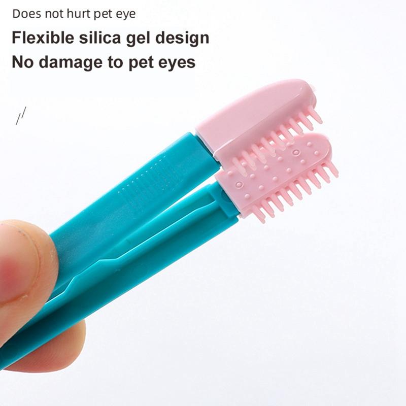 Description Picture 5 of itemRemover Comb Side Is Soft Compact Portable Dog Cat Eye Comb Brush Grooming Comb