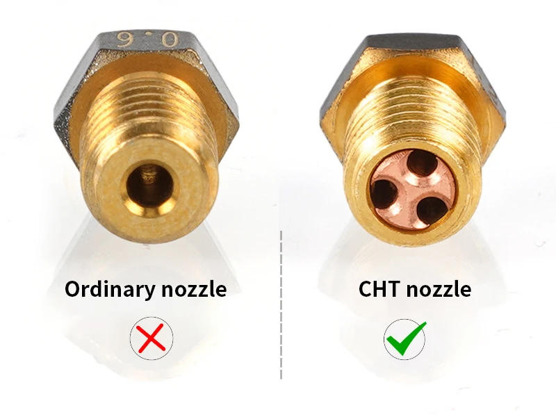 Description Picture 5 of item3D Printer Nozzle CHT High Flow Nozzle PTFE Coated Non Stick 0.2mm-1.2mm For 1.75MM Filament CR10S Ender-3 Extruder Printer Head