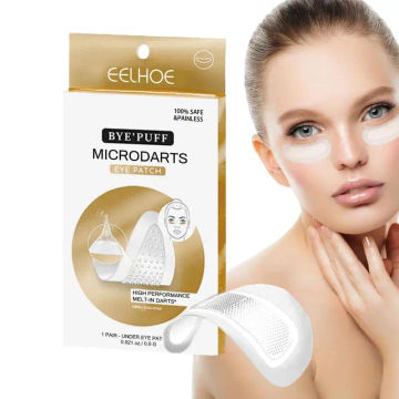 Eye Gel Pads Microneedle Under Eye Patches For Dark Circles And Puffiness Hydrating And Moisturizing Gel Pads To Refresh Skin