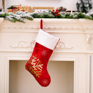 Xmas Stocking for Candy Gift for Home Decorations