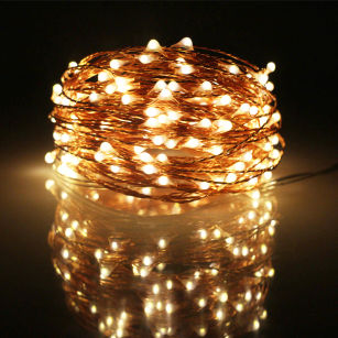 Christmas Warm White Multicolor Garland with Copper Wire Powered By USB 5M 10M 20M LED 