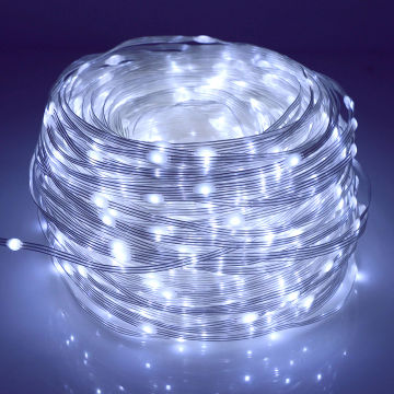 Christmas Waterproof Flashing LED String Lights with 8 Modes AC220V-240V 20M-100M IP67 