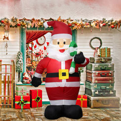 Christmas Light Inflatable Snowman Santa Claus 1.2/1.6 M 