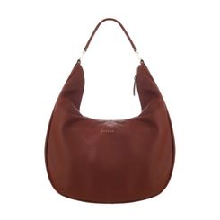 Women's leather handbag FLORENCE FLOTER BRANDY