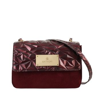 Women's leather bag ELLE warung maroon