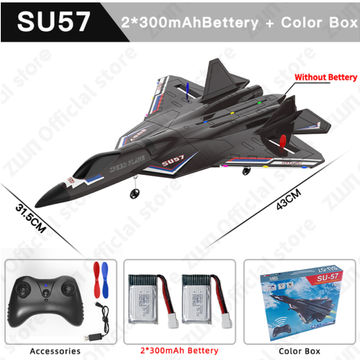 RC Plane SU35 2.4G With LED Lights Aircraft Remote Control