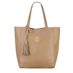 Ladies' leather bag BAKU floter beige