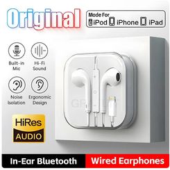 iSonic Harmony: Original Wired and Bluetooth Headphones for Apple iPhone 14, 13, 12, 11 Pro Max, XR, 7, 8, 6, 6s Plus