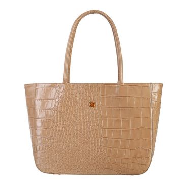 Women's leather handbag CARICA CAMEL