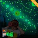 25PCS Boxed Luminous Nine Planets Wall Stickers for Kids' Bedrooms and Living Rooms