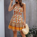 Women's dress with floral print