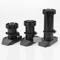 10Pcs Heavy Duty Plastic Cabinet Adjustable Feet Kitchen Leveler Leveling Leg Plinth PVC Wooden Toekick Clip