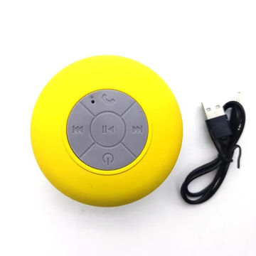 Portable Waterproof Bluetooth Shower Speaker - Hands-Free Car Loudspeaker for Phone Calls and Music Playback