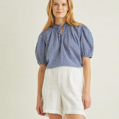 LINEN SHORTS WHIT