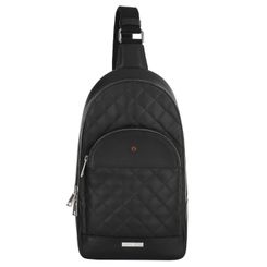 BE TRAVELING NAPA BLACK leather backpack