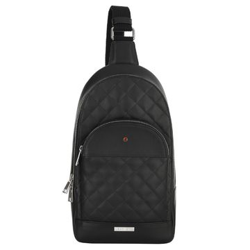 BE TRAVELING NAPA BLACK leather backpack