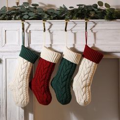 Christmas Knitting Socks for Children'S Candy Gift Bag 