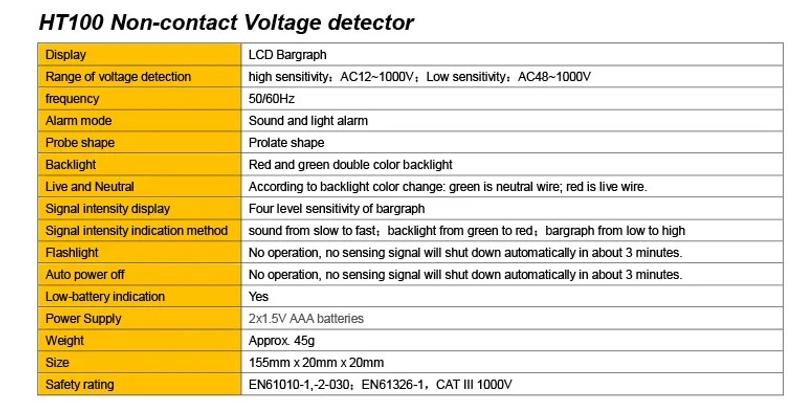 Description Picture 1 of itemSmart DMM Non-Contact Voltage Detector Tester Pen: Electrician's Essential for Safe Circuit Detection