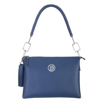 Ladies' leather bag MILLO II NAPA NAVY