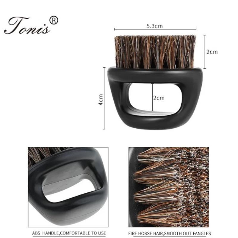 Description Picture 4 of itemEquestrianGent Ring Design Shaving Brush - Premium Horse Bristle - Portable and Durable - Ideal for Barbers, Salons, and Personal Groom