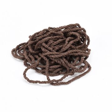 Cotton Thread: Brown Diameter 2 mm and Length 5 meters