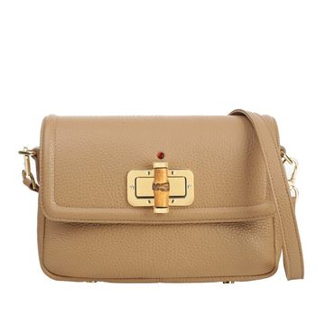 MIA floter beige leather bag for women