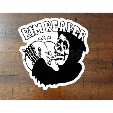 Rim Reaper Sticker Waterproof Vinyl Sticker