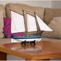 Gift Pack with Ship Model, Paints and Tools: Captain's Longboat HMS Endeavour