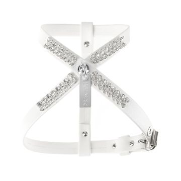 HARNESS FOR PET nappa white