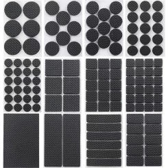 Non-slip Self Adhesive Furniture Rubber Table Chair Feet Pads Round Square Sofa Chair Leg Sticky Pad Floor Protectors Mat