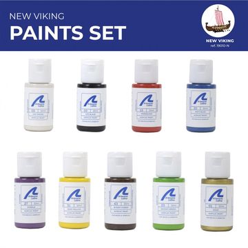 Paints Set for Ship Model: Viking Drakkar