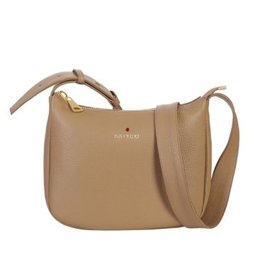 Women's leather bag SAMI floter beige