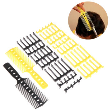 Hair Hairstyle Styling Tool Accessories Set Durable Hair Cutter Comb Double Side Haircut Combs Hair Trimmer Hair Shapers