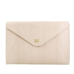 ECRU Leather Laptop Case