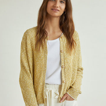 COTTON CARDIGAN WITH BUTTONS
