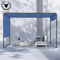 Outdoor Canopy Roof Terrace Garden Courtyard Sunshade Rainproof Quadrangle Umbrella Customization