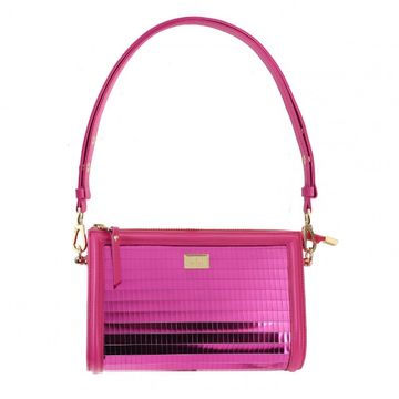 Women's leather bag FLAMMY GLOSS NAPA FUCHSIA