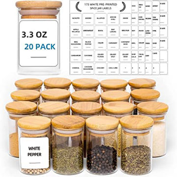 20 Pcs Glass Spice