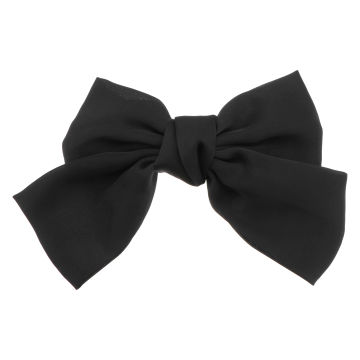 2Pcs Bowknot Hair Clips Large Fashion Hair Pin Cloth Hair Bows Clips for and, Black