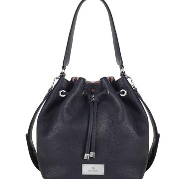Women's handbag BE RELAXED FLOTER NAVY leather bag