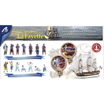 Set of 14 Metal Figures for Hermione La Fayette