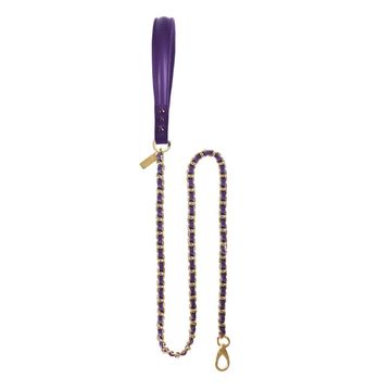 Pet leash nappa purple