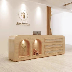 Spa Stand Counter Reception Desk Lectern Cashier Table Banco Check Out Supermarket Beauty Podium Bureau Meuble Nordic Furniture
