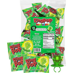 Individually Wrapped Holiday Green Watermelon Party Pack