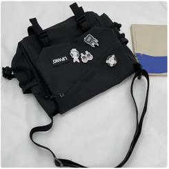 Nylon Handbags Shoulder Bag - Large Capacity Crossbody Bags for Teenage Girls and Men, Harajuku Messenger Bag