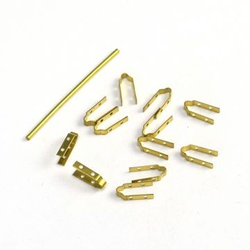 Hinge for Rudder in Brass 10x4.5 mm (12 Units)