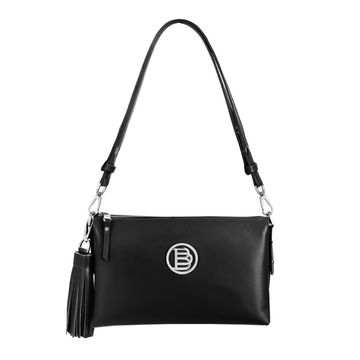 Women's leather bag ELISE NAPA BLACK