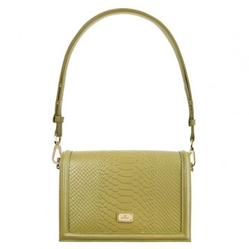 MAYA OLIVE women's leather handbag