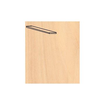 Basswood Veneer Pack 0.6 x 5 x 1000 mm (25 Pcs.)