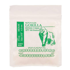 Elastics Wildlife Gorilla | Medium, 4.5 Oz, 3/16" Size, 100 Packs Per Box